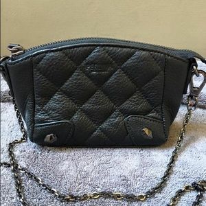 Quilted leather Perlina purse